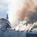 VIDEO JA FOTOD | Kopenhaagenis põleb 400-aastase ajalooga börsihoone. Tornikiiver varises kokku