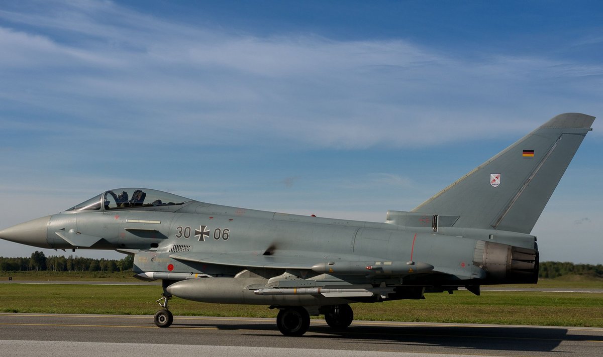 Saksa õhuväe hävituslennuk Eurofighter