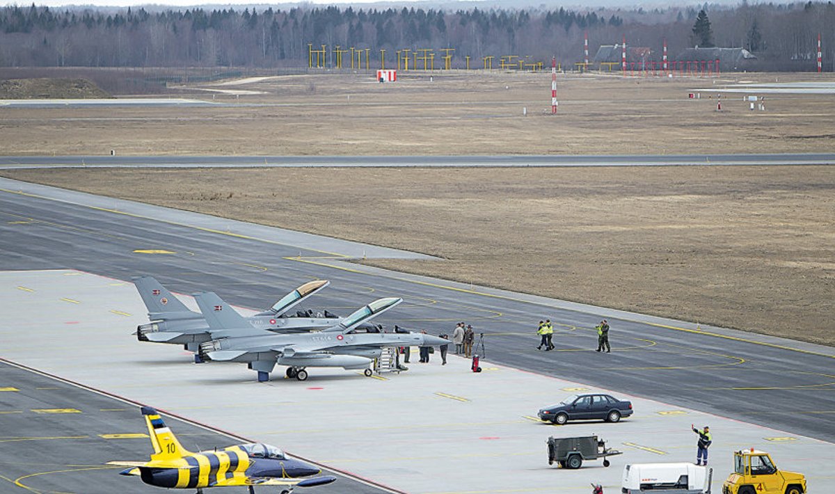 Nädala eest peatusid Taani F-16-d Eestis ainult korraks, maikuust saab Ämarist nende baas mitmeks kuuks.