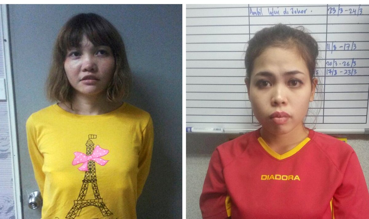 Kim Jong Nami tapmises süüdistatavad Doan Thi Huong ja Siti Aishah