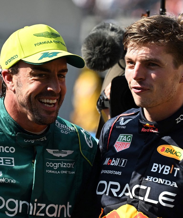 Kas Fernando Alonso (vasakul) suudab Max Verstappeni ülemvõimu lõpetada?