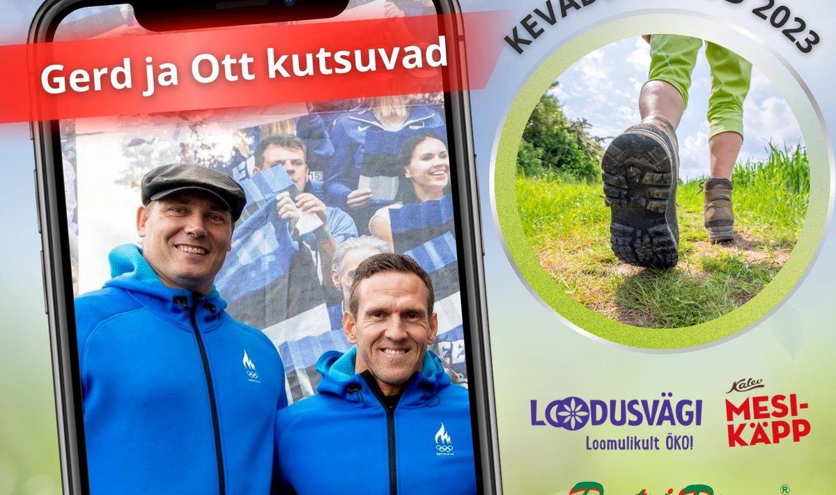 Gerd Kanter ja Ott Kiivikas kutsuvad noori liikuma.