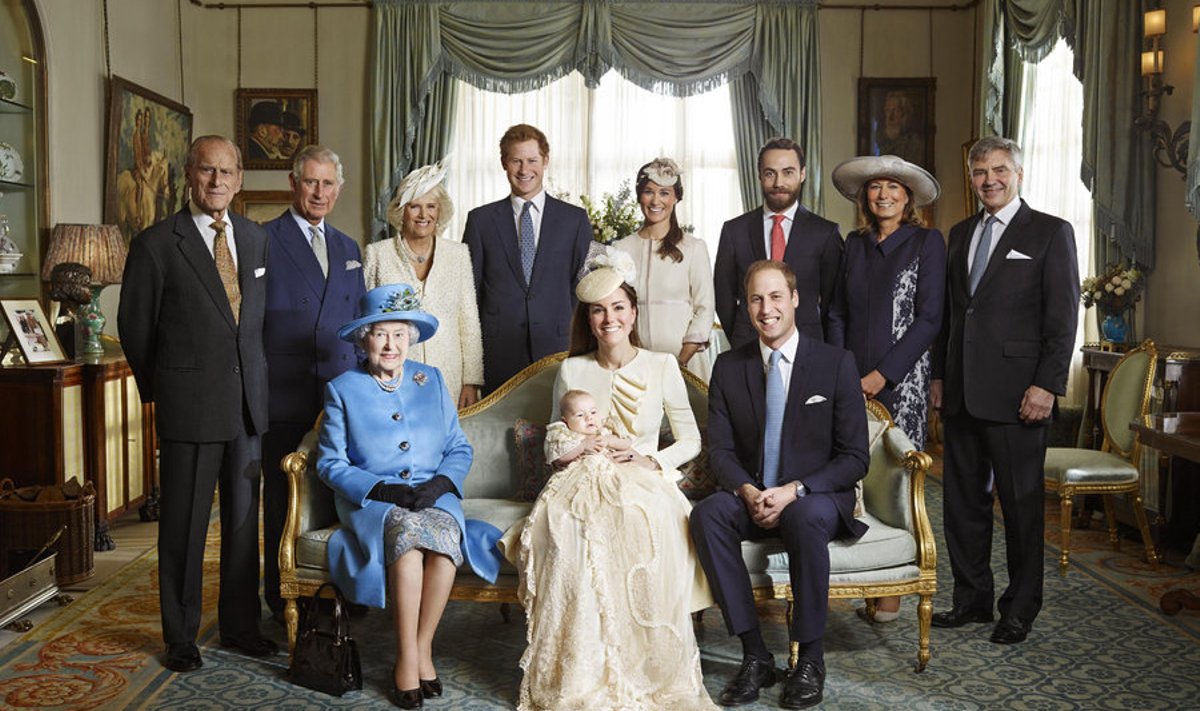 Briti monarhid koos Middletoni perega