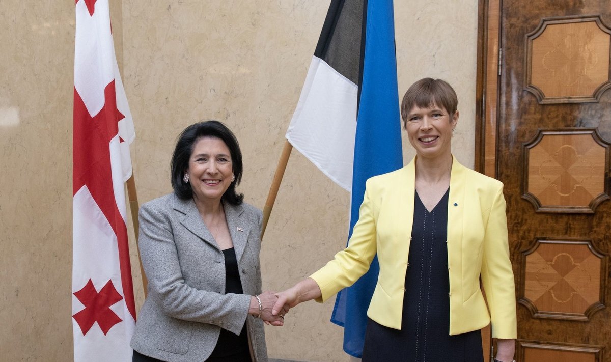 Gruusia president külastas Eestit.