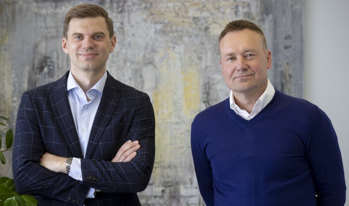 Andres Suimets (vasakul) ja Sten Sumberg nendivad, et siinne börs on jaeinvestori poole kaldu.
