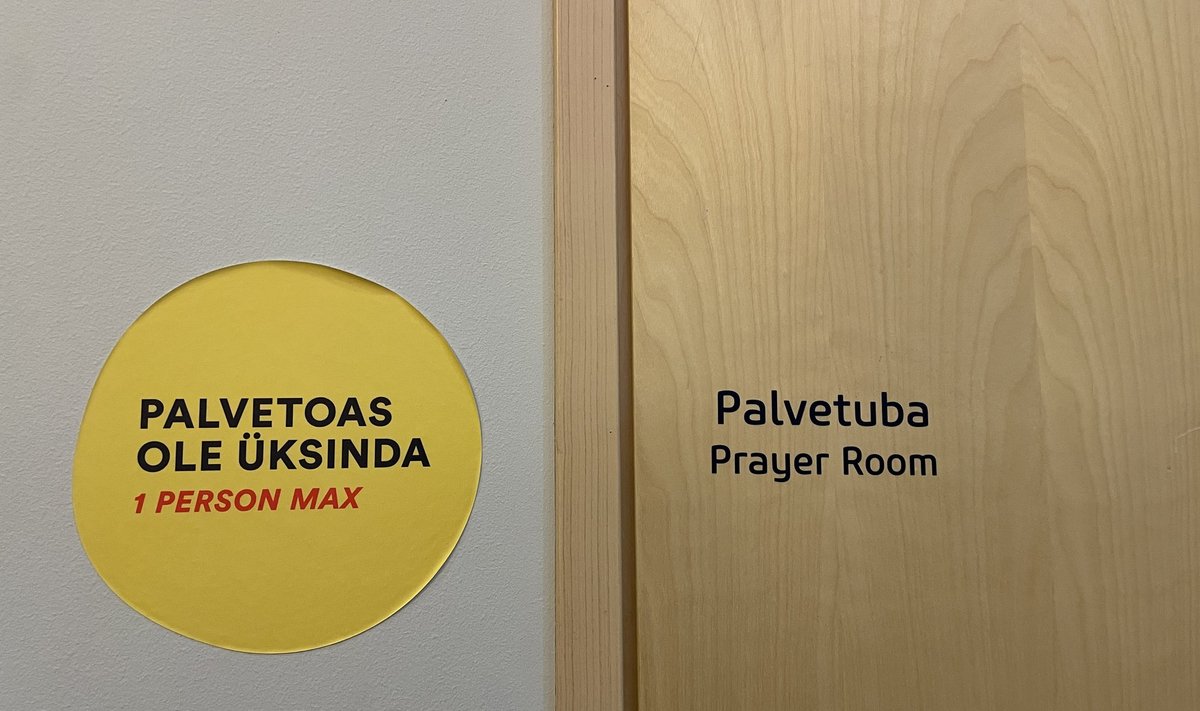 Tallinna lennujaama palvetuba.