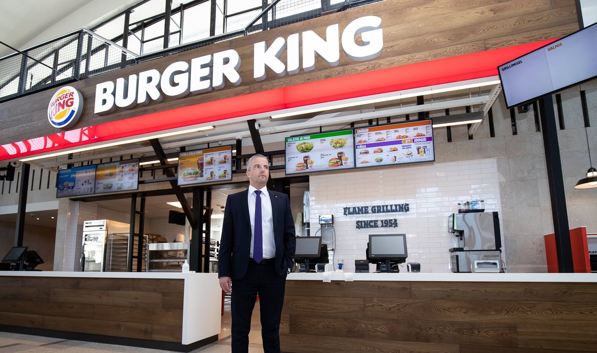 Tallinki juhi Paavo Nõgene sõnutsi avatakse Burger Kingi kiirsöögikohad mai lõpus.