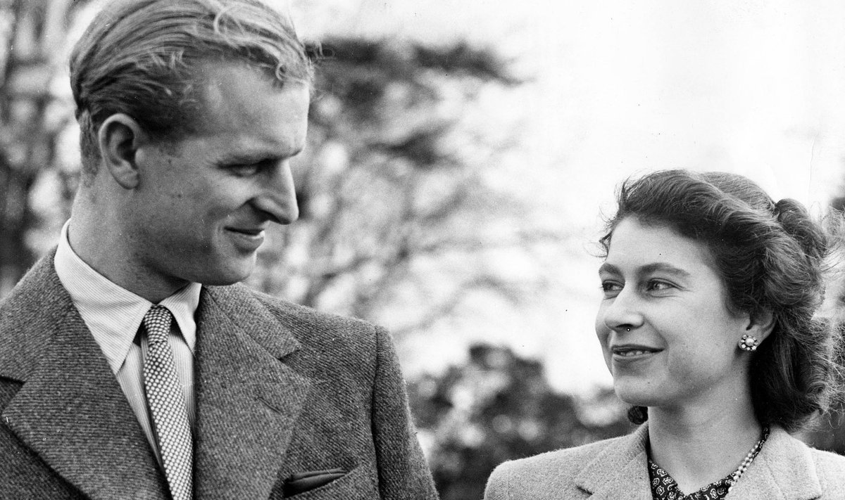 Philip ja Elizabeth oma mesinädalatel 1947. aasta novembris