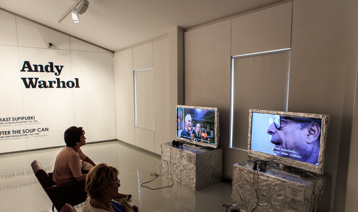 Warholi näituse külastuseks tuleks planeerida rohkem aega, sest näituse fookuses on filmid.