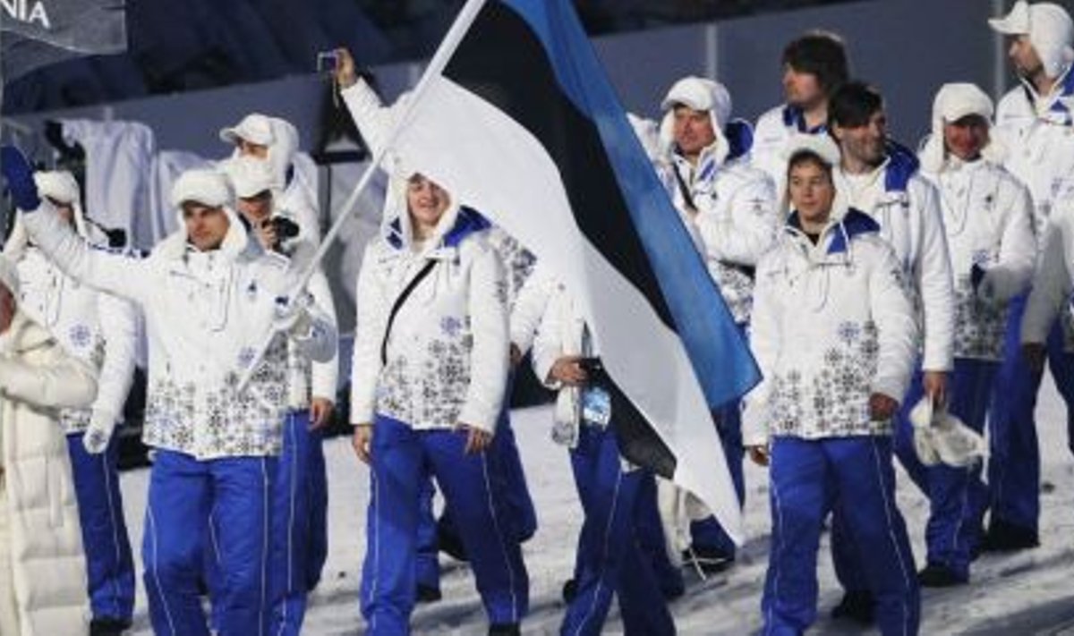 Eesti olümpiakoondis avamisel