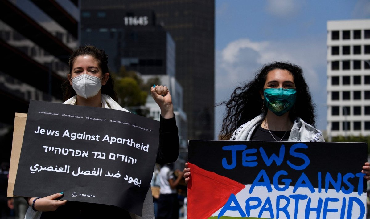 Los Angelese juudid mulluse Gaza sõja ajal Iisraeli vastu meelt avaldamas