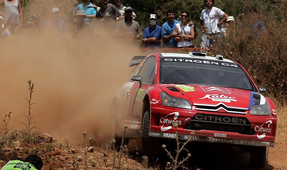 Urmo Aava suutis WRC autoga kihutamiseks raha leida.