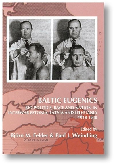 РАСОВАЯ ГИГИЕНА: Один из инструментов изучения расовой гигиены – это измерение формы и размеров черепа. Фото: обложка книги Baltic Eugenics