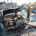 ФОТО | Тяжелая авария в центре города: столкнулись Volkswagen и Audi