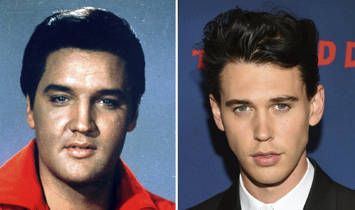Elvis Presley ja teda kehastav Austin Butler.