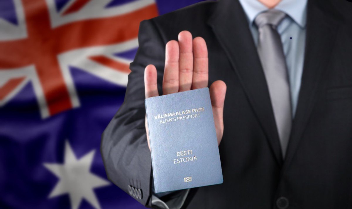 Välismaalase passiga Eesti elanikku ei lubatud Austraaliasse. 