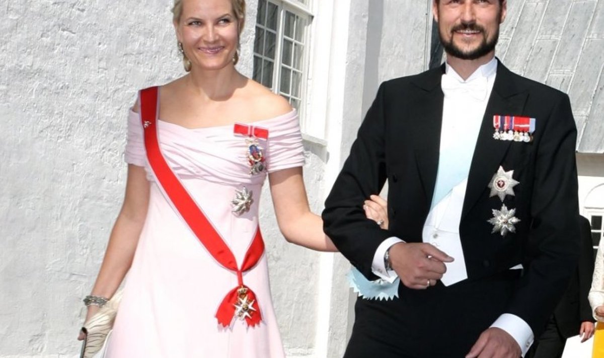 Norra kroonprints Haakon abikaasa printsess Mette-Maritiga
