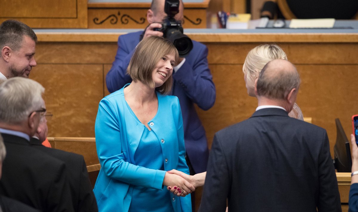 President Kaljulaid riigikogus