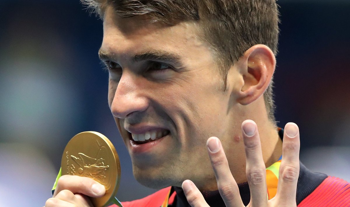 USA ujuja Michael Phelps.
