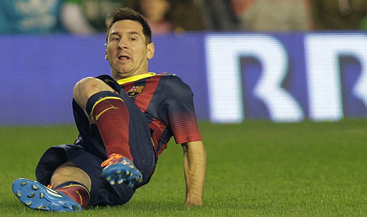 Lionel Messi jääb mitmeks nädalaks eemaleˇ