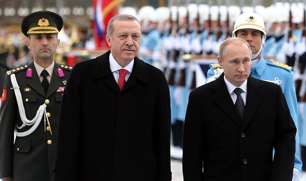 2014. arutasid veel Erdogan ja Putin sõbralikult gaasijuhtme teemal