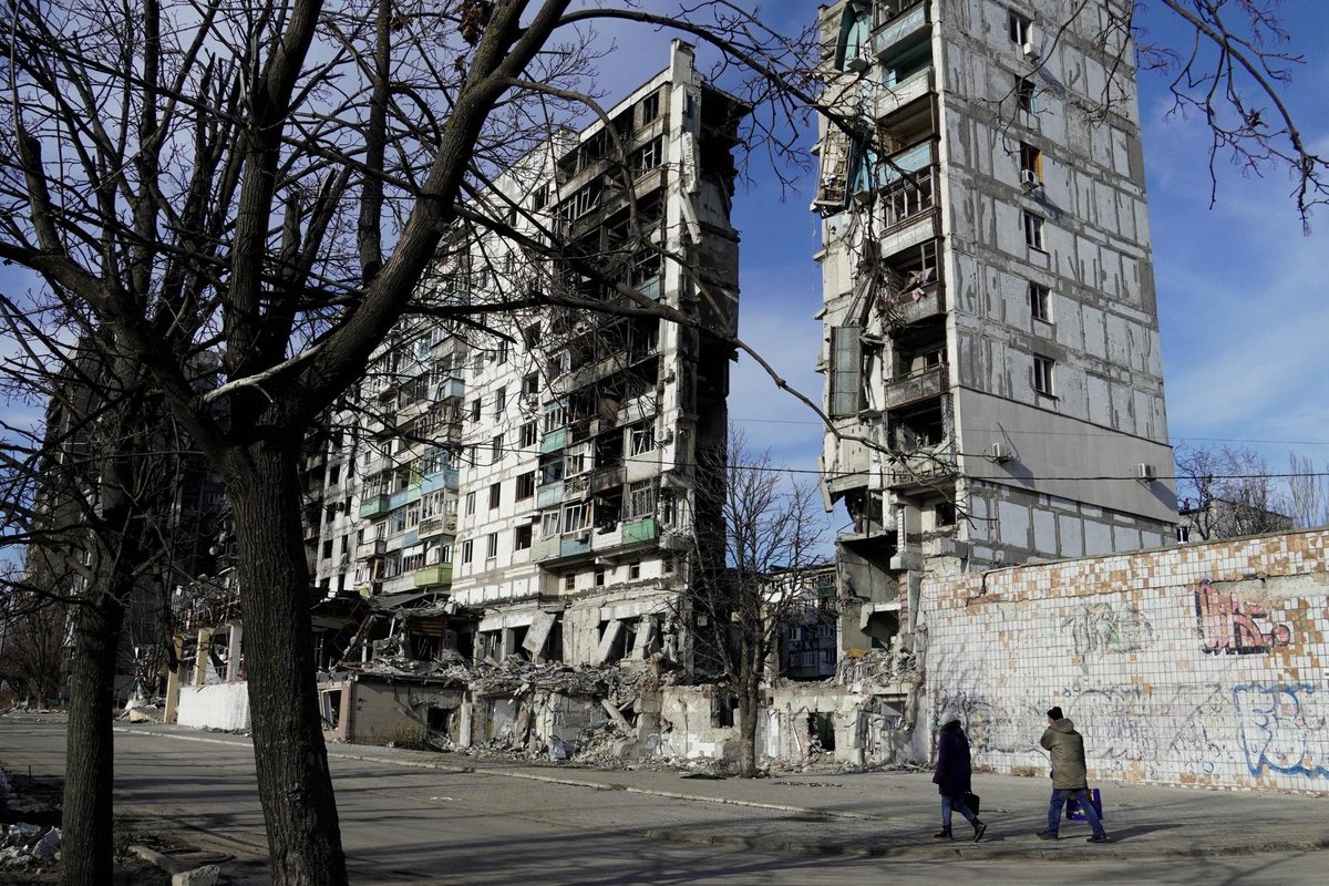 ФОТО | Снимки со спутника: в оккупированном Мариуполе начался массовый снос  многоэтажек - Delfi RUS