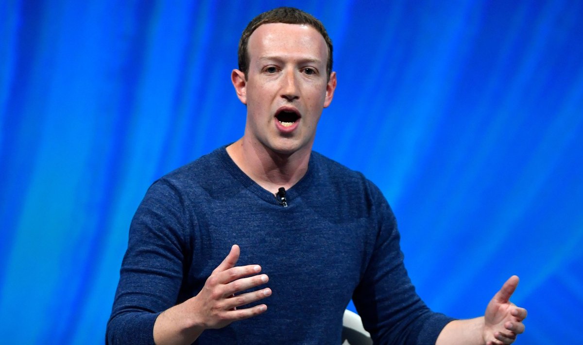 Facebooki asutaja ja tegevjuht Mark Zuckerberg.