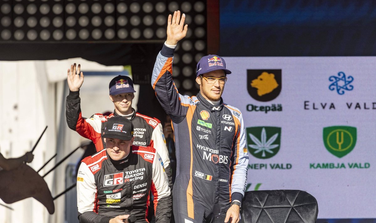 Esapekka Lappi ja Thierry Neuville