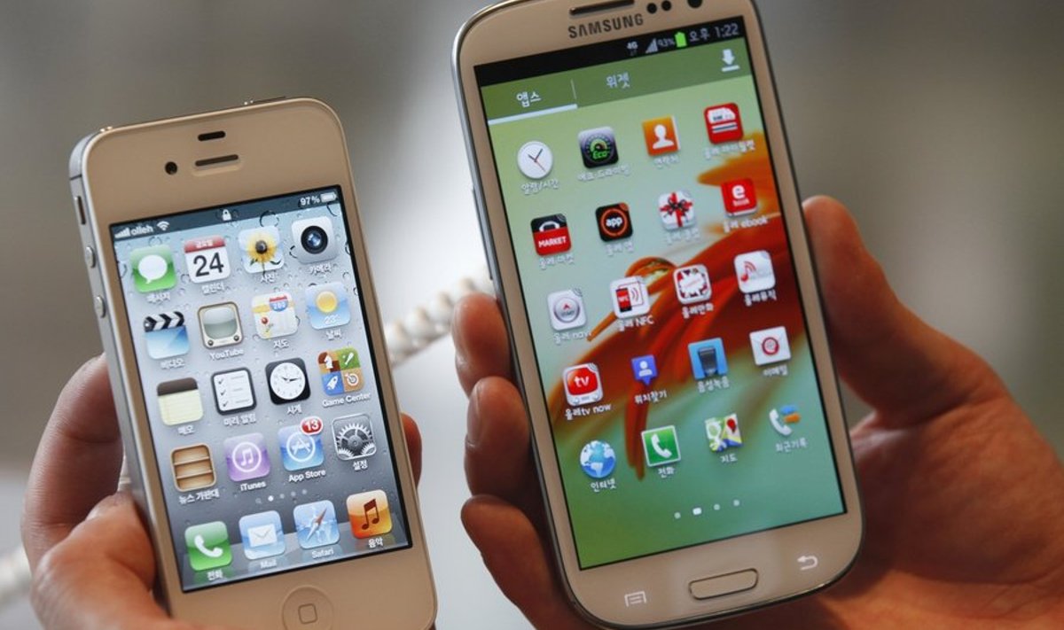 iPhone 4S ja Samsung Galaxy S III
