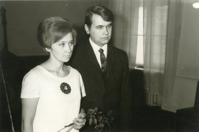 TEINE ABIELU: näitleja Mare Puusepp ja Mati Unt abiellusid aastal 1968. 
