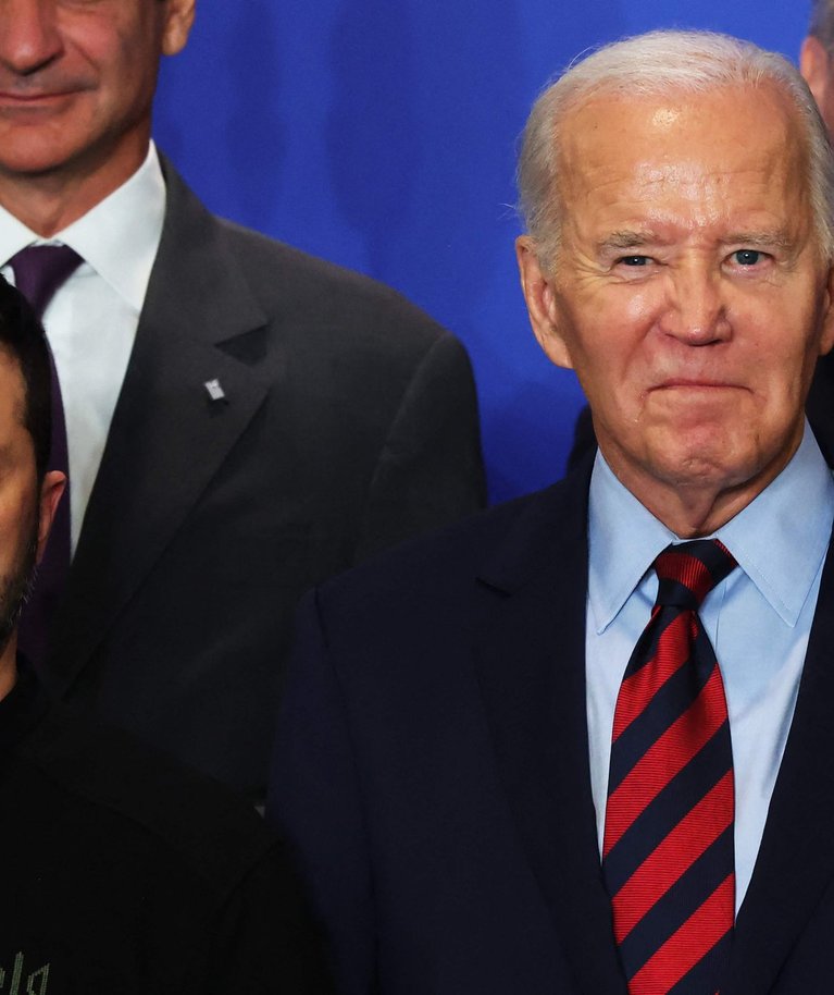 Volodõmõr Zelenskõi ja Joe Biden ühisdeklaratsioonil Ukraina taastamise ja ülesehitamise toetamiseks New Yorgis. Foto tehtud 25. septembril 2024.