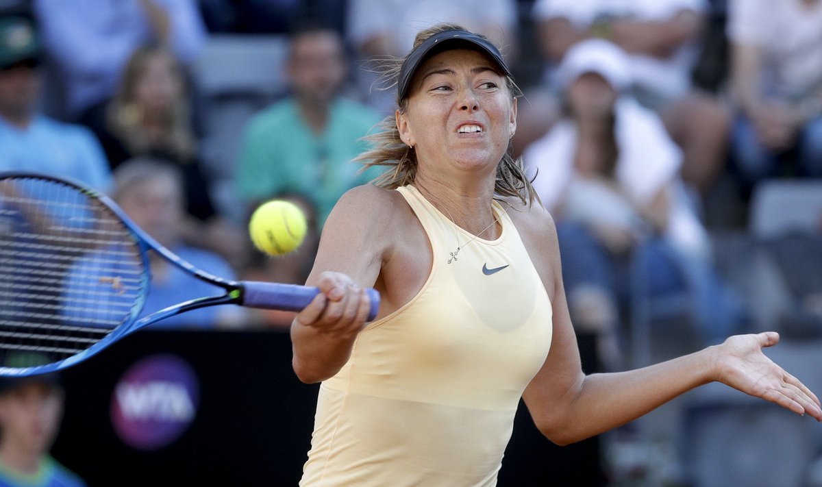 Maria Šarapova Rooma turniiril.