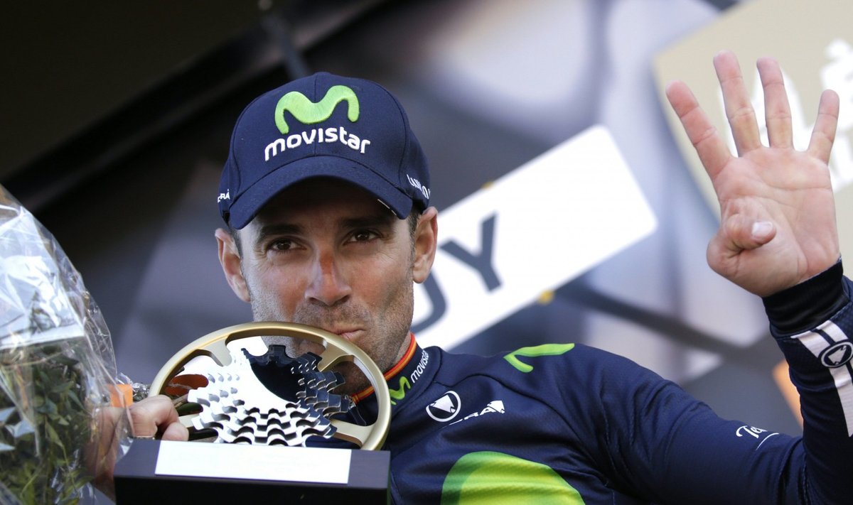 Alejandro Valverde võitis La Fleche Wallonne neljandat korda
