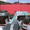 VIDEO: Vormel 1 kvalifikatsiooni dramaatiline lõpp - Hamilton ja Rosberg sõitsid mõlemad rajalt välja