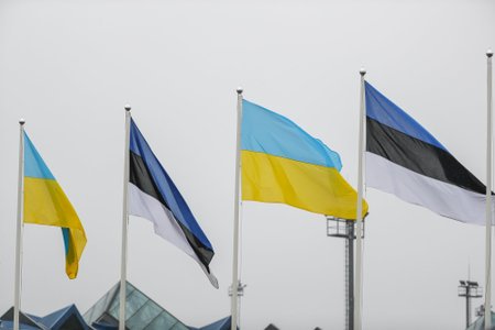 Ukraina president saabus Eestisse