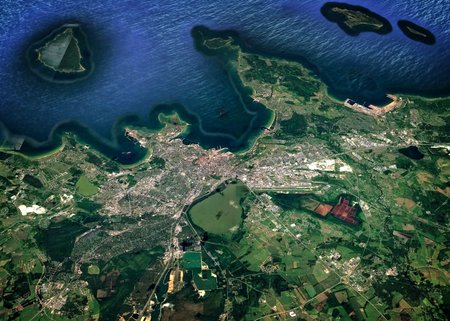 Google avapilt, töödeldud satelliidifoto