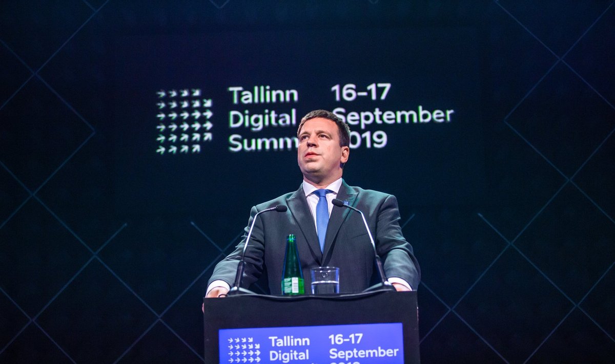 Peaminister Jüri Ratas Tallinna digitippkohtumisel 