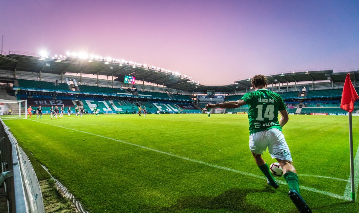 FC Flora - Nõmme Kalju mäng Lilleküla staadionil