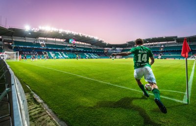 Eesti jalgpalli meistriliiga tähtis kohtumine FC Flora - Nõmme Kalju
