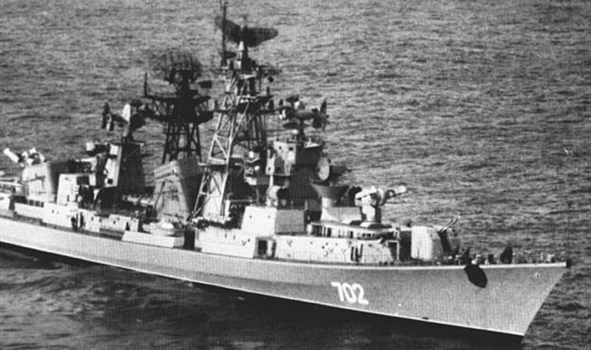 Illustreeriva tähendusega pilt Nõukogude sõjalaevast. (Foto: Wikimedia Commons / USA merevägi)