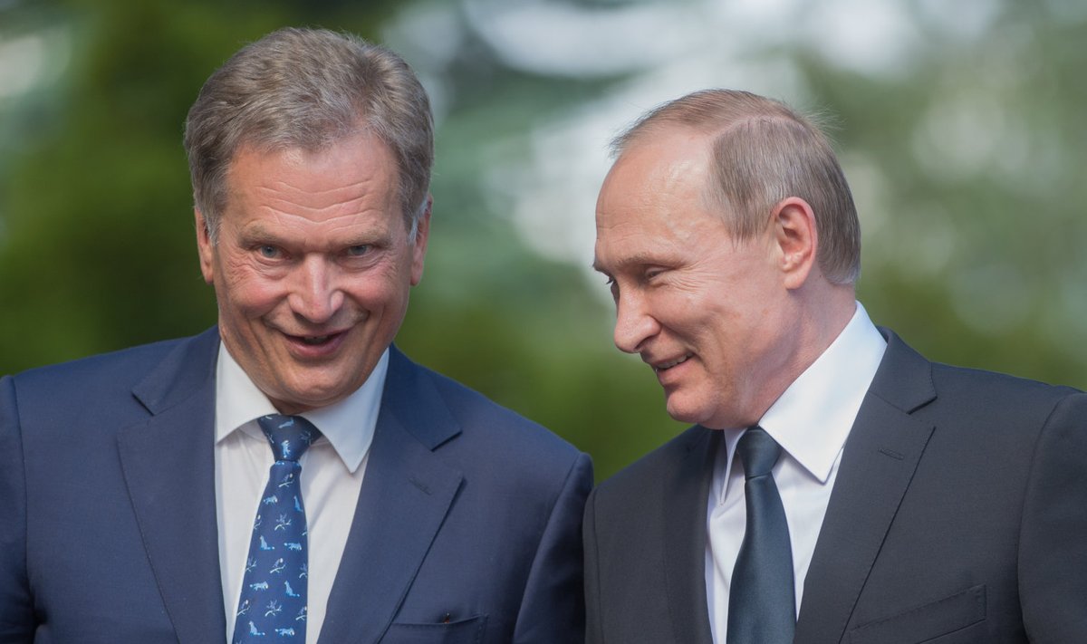 Presidendid Sauli Niinistö ja Vladimir Putin 1. juulil Soomes