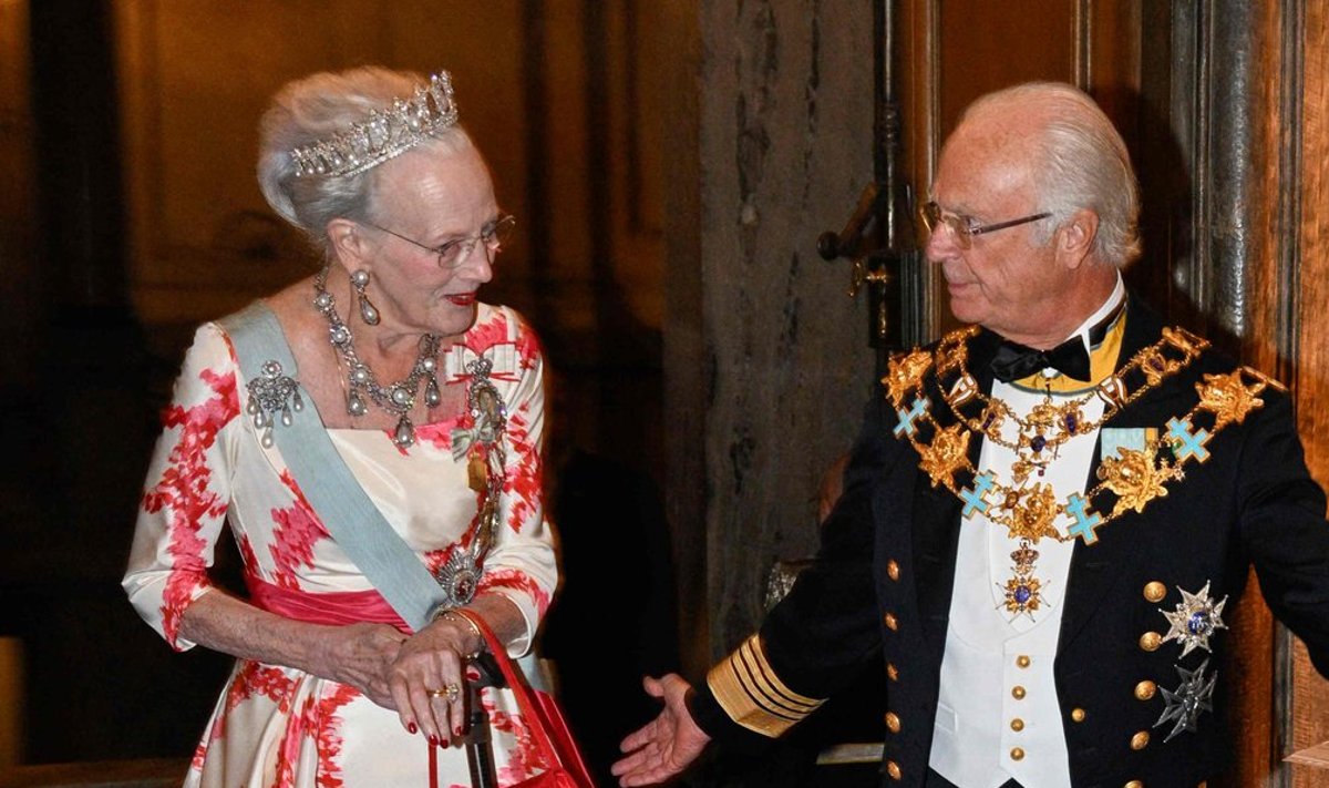 Kuninganna Margrethe II ja kuningas Carl XVI Gustaf
