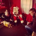 FOTO: Miks küll tütrega jõululaata külastanud Juss Haasma jõuluvana tarekeses nukrutses?