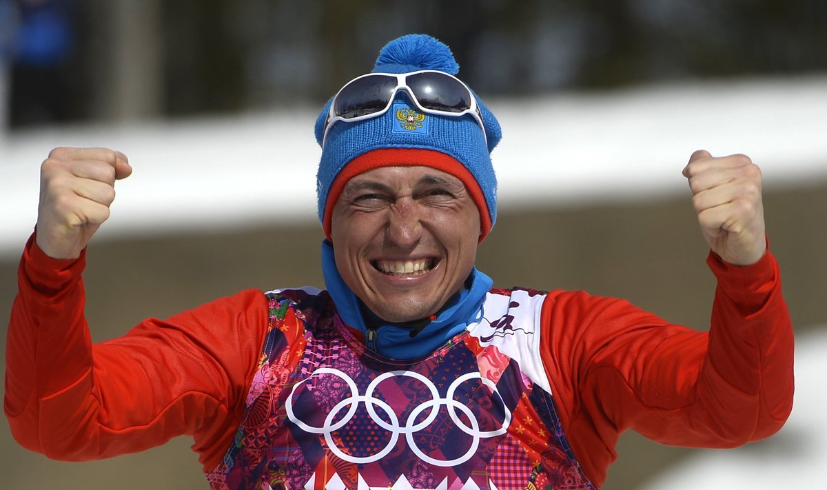 Aleksandr Legkov võitis Sotšis olümpiakulla, mis temalt võib-olla ära võetakse.