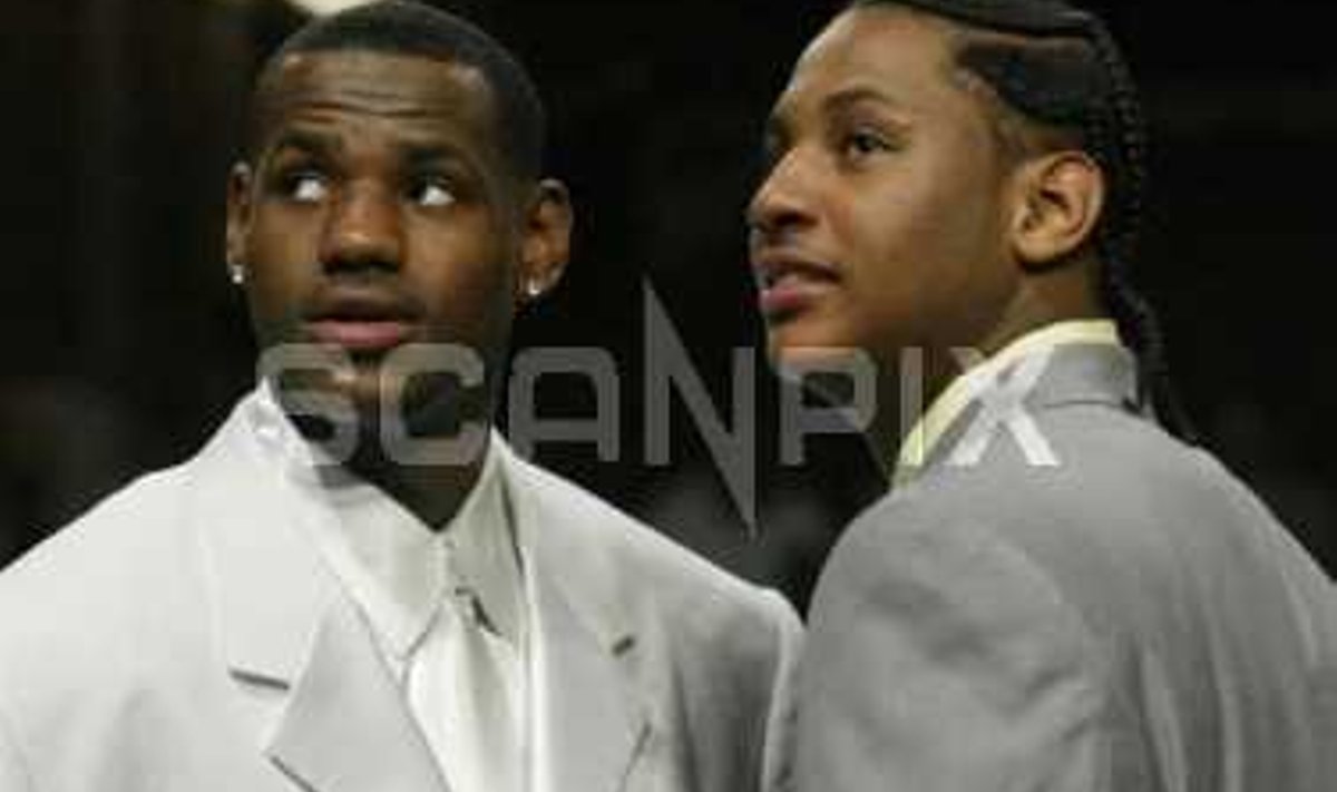 LeBron James ja Carmelo Anthony