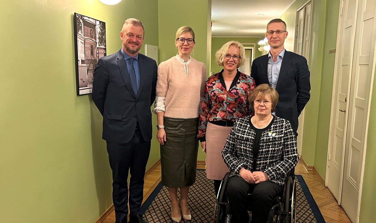 Kultuuriminister Piret Hartman kohtus rahvusvahelise paralümpiakomitee presidendi Andrew Parsonsiga