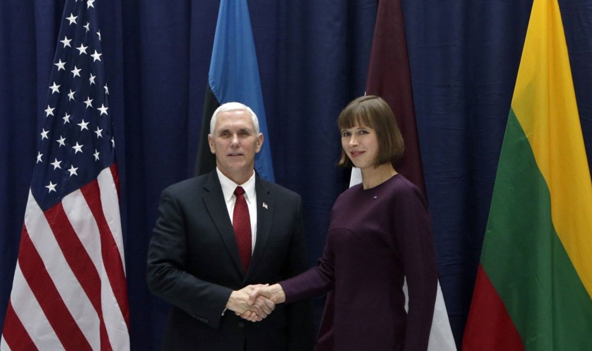 President Kersti Kaljulaid avaldas USA asepresidendile Mike Pence’ile tänu tugeva sõnumiga kõne eest.