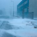 FOTOD: Saaremaale jõudis kogu Eestit kattev lumetorm