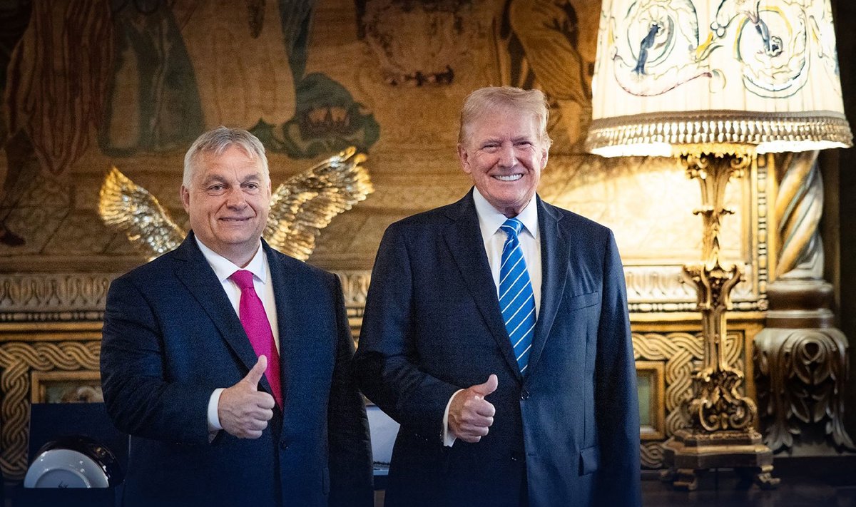 Ungari peaminister Viktor Orbán ja vabariiklaste presidendikandidaat Donald Trump