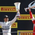 FOTOD JA VIDEO: Hamilton võitis Itaalia GP, Rosberg katkestas, Räikkönen põrus